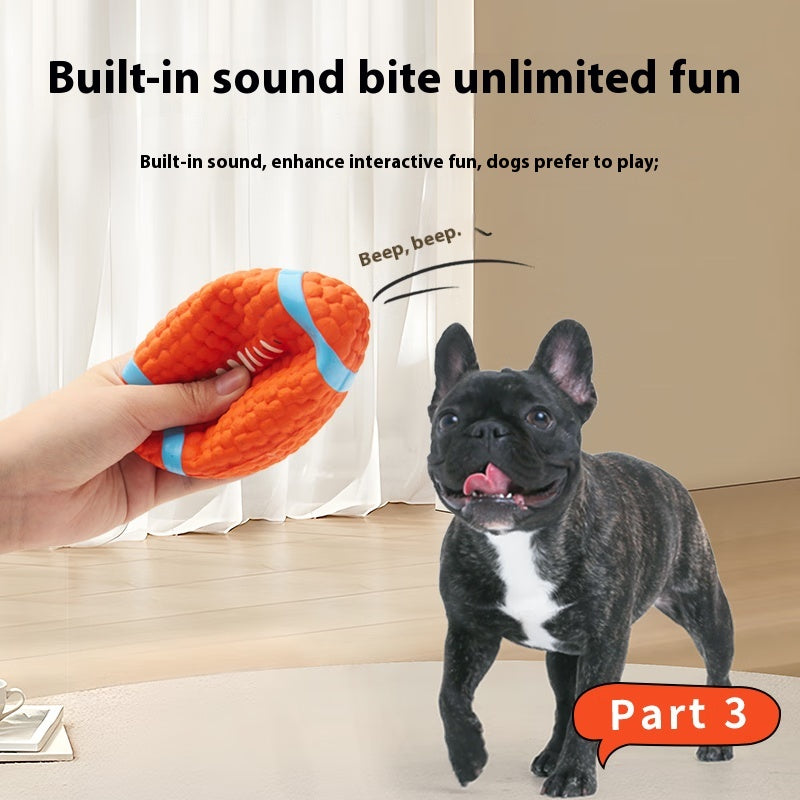 Dog Rugby Fun Sound Toy