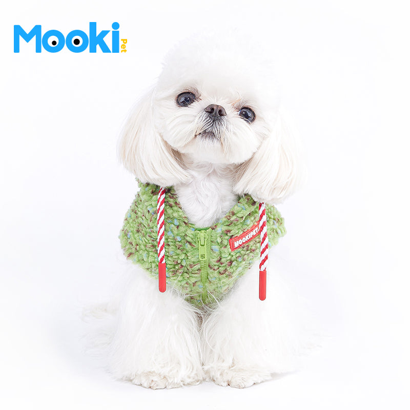 mookipet dog clothing Autumn/Winter Bichon Yorkshire Teddy Pet Winter Christmas warm vest