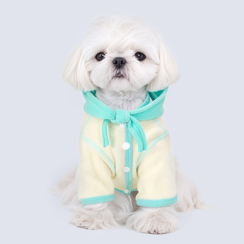 Dog clothing Autumn/Winter extra fleece warm warm hooded coat Pet Tidibi bear Maltese