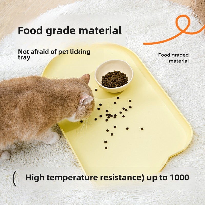 Mango Fruit pet placemat Waterproof non-slip Cat bowl mat Cat bowl mat Large placemat Cat bowl plate